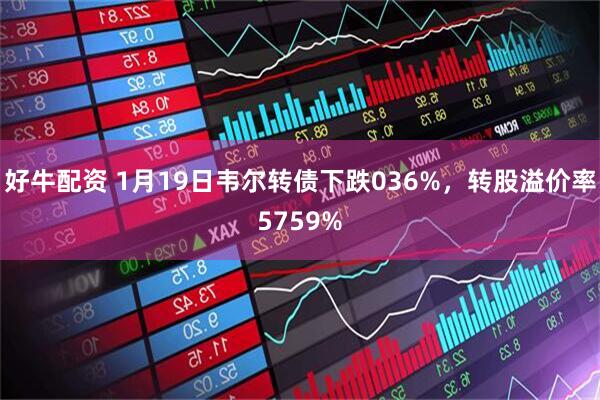 好牛配资 1月19日韦尔转债下跌036%，转股溢价率5759%
